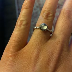 Retired Pandora April Birthstone Ring